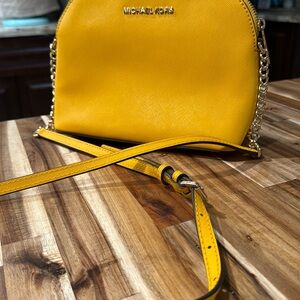Michael Kors Yellow Crossbody Bag